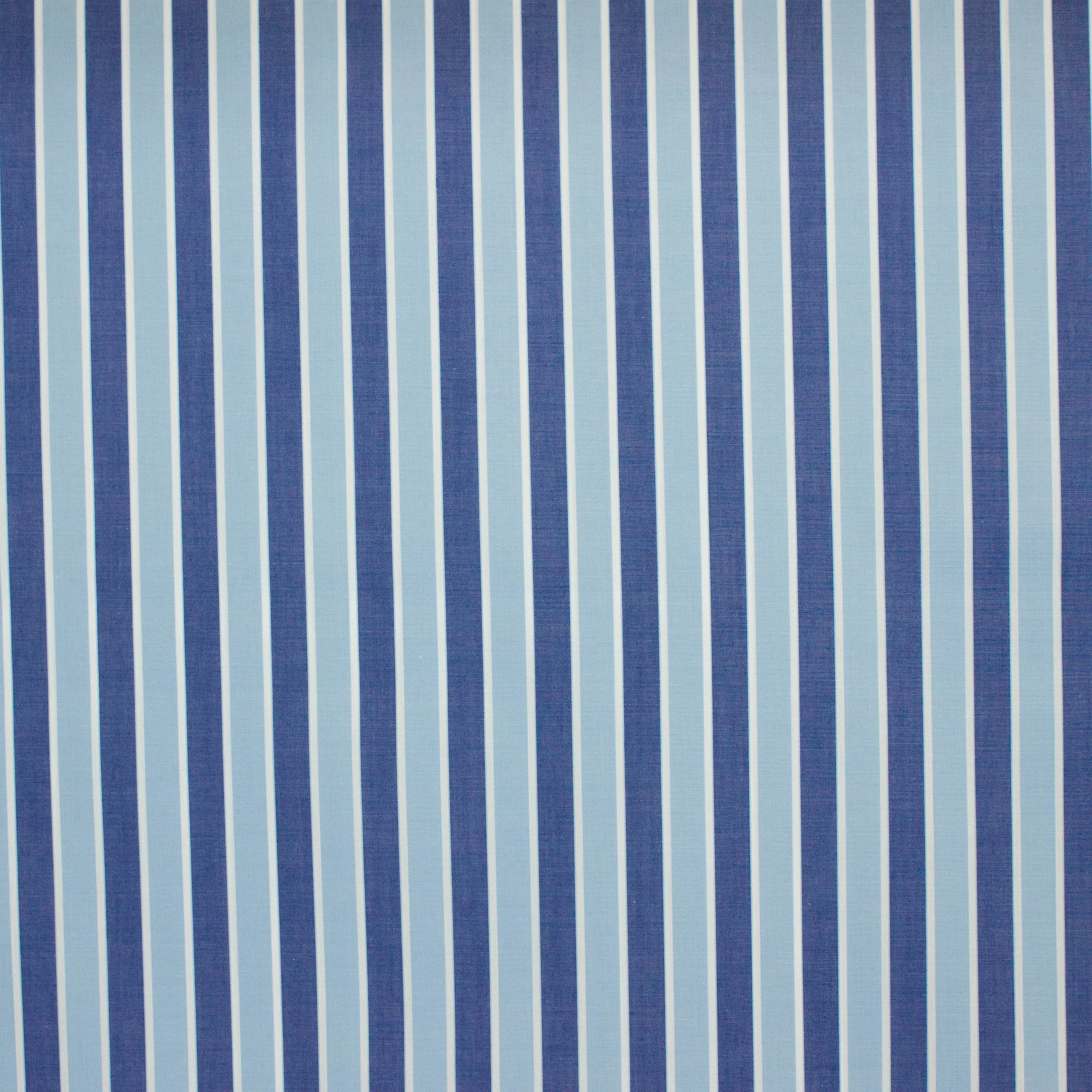 katoen blauw met donkerblauwe en witte strepen